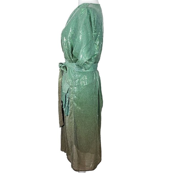 Anthropologie X Bhanuni by Jyoti Ombre Sequin Dress SZ Small READ - Picture 6 of 16